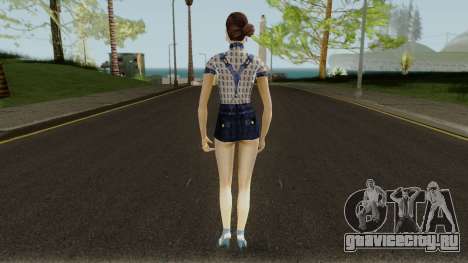 Jemma Country Denim Dress для GTA San Andreas