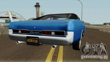 Dodge Charger RT Bullitt Edition (Dukes) 1968 для GTA San Andreas