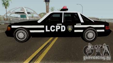 New Police LCPD Black для GTA San Andreas