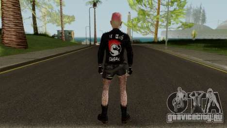 MKx Cassie Cage Punk для GTA San Andreas