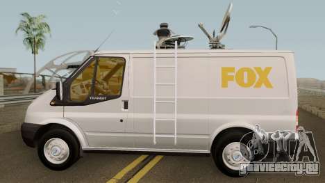 Ford Transit News Car (FOX TV) для GTA San Andreas