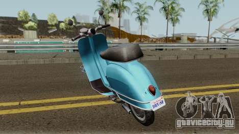 Pegassi Faggio Mod GTA V для GTA San Andreas