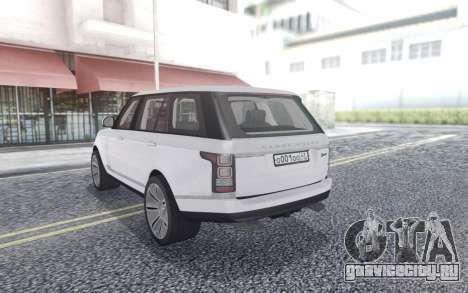 Range Rover Sport SE для GTA San Andreas