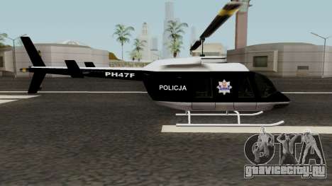 Helikopter Polskiej Policji для GTA San Andreas