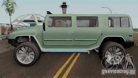 Mammoth Patriot Custom v2 GTA V IVF для GTA San Andreas