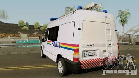 Ford Transit - Politia Romana для GTA San Andreas