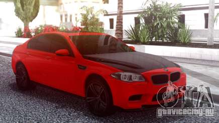BMW M5 F10 Red для GTA San Andreas