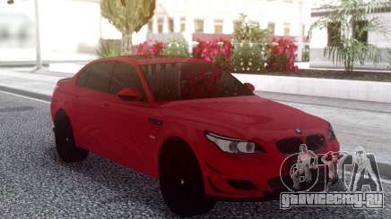 BMW M5 E60 Red Sedan для GTA San Andreas