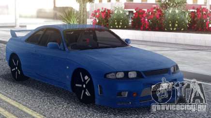 Nissan Skyline R33 Blue для GTA San Andreas