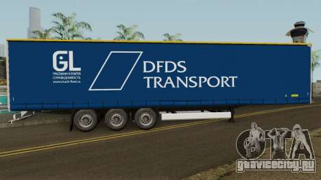 DFDS Transport Trailer для GTA San Andreas