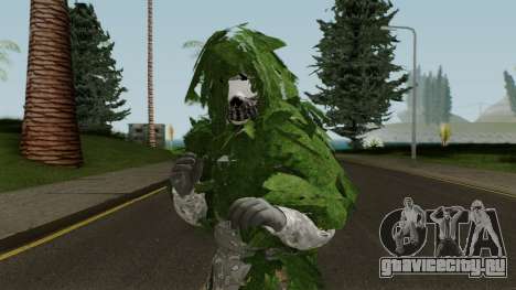 Skin Random 104 (Outfit Army With Ghiliesuit) для GTA San Andreas