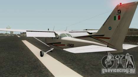 Vicenza Aeroclub C172N Skyhawk для GTA San Andreas