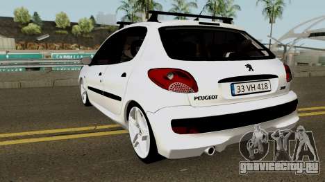 Peugeot 206 2012 для GTA San Andreas