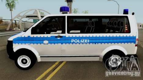 Volkswagen T5 German Police для GTA San Andreas