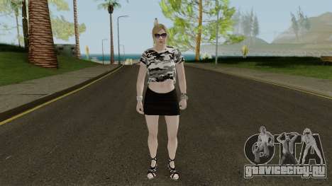 GTA Online Female Skin With Normal Map для GTA San Andreas