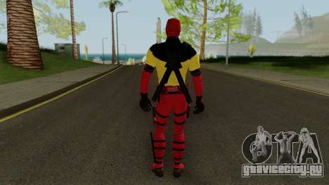 Deadpool With X-Men Shirt From Deadpool 2 для GTA San Andreas