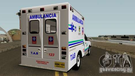 Chevrolet Luv Ambulancia Colombiana для GTA San Andreas