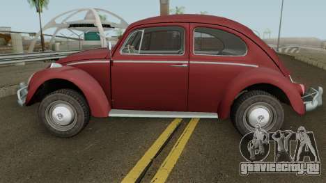 Volkswagen Beetle Deluxe 1300 (Non-ragtop) 1963 для GTA San Andreas