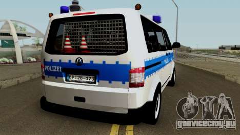 Volkswagen T5 German Police для GTA San Andreas
