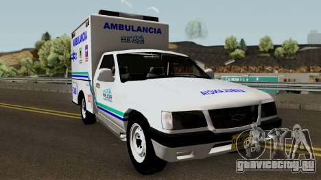 Chevrolet Luv Ambulancia Colombiana для GTA San Andreas