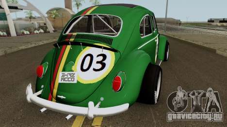 Volkswagen Beetle Ragtop Sedan 1963 для GTA San Andreas