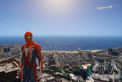 Spiderman PS4 4k 2.0 для GTA 5