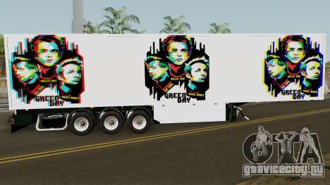 Remolque Green Day V.1 для GTA San Andreas