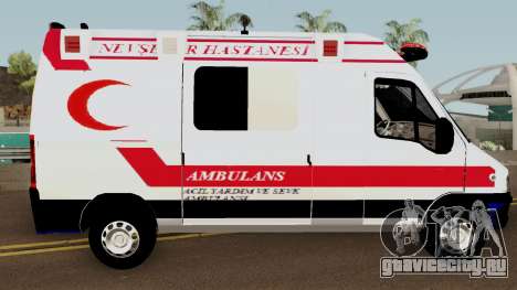 Fiat Ducato 2005 Turkish Ambulance для GTA San Andreas