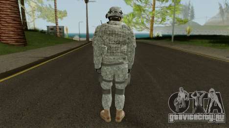 US Army ACU Skin (Gasmask) для GTA San Andreas