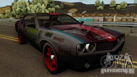 Dodge Challenger SRT Redwood (Gauntlet) 2012 для GTA San Andreas