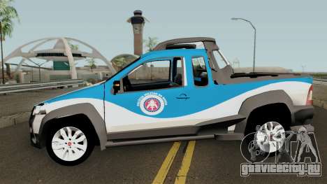 Fiat Strada Locker 2013 PMBA для GTA San Andreas
