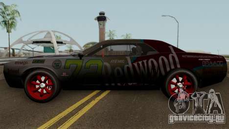 Dodge Challenger SRT Redwood (Gauntlet) 2012 для GTA San Andreas