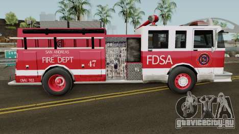 Firetruck Remastered для GTA San Andreas