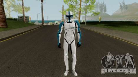 Clone Trooper Blue (Star Wars The Clone Wars) для GTA San Andreas
