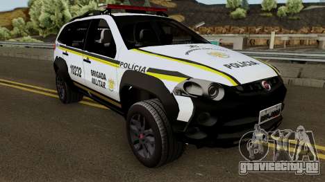Fiat Palio Weekend Brazilian Police для GTA San Andreas