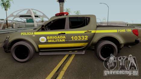 Mitsubishi L200 Brazilian Police (CHOQUE) для GTA San Andreas