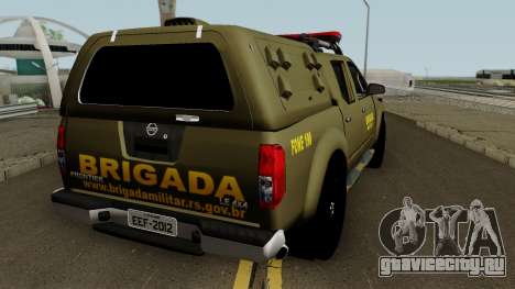 Nissan Frontier Brazilian Police (Verde) для GTA San Andreas