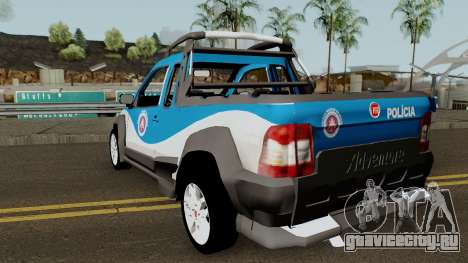 Fiat Strada Locker 2013 PMBA для GTA San Andreas