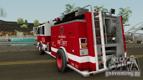 Firetruck Remastered для GTA San Andreas