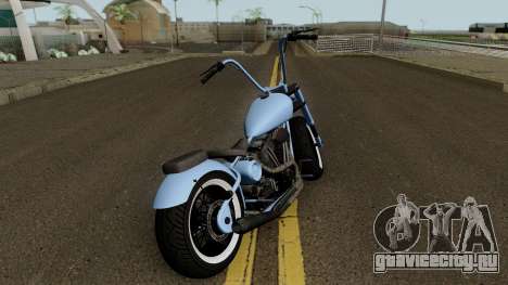 Western Motorcycle Zombie Chopper Con Pain GTA V для GTA San Andreas
