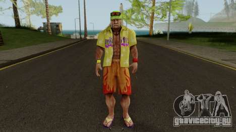Hulk Hogan (Beach Basher) from WWE Immortals для GTA San Andreas