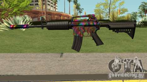 Rainbow M4 для GTA San Andreas