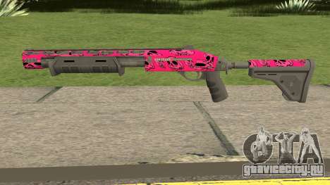 Rifle GTA V Online Pink Skull Livery для GTA San Andreas