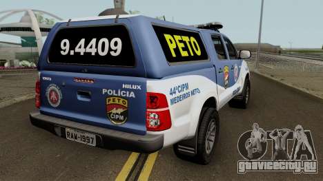Toyota Hilux 2015 PETO CIPM PMBA для GTA San Andreas