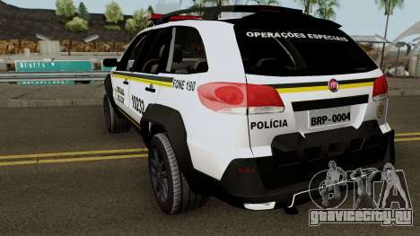 Fiat Palio Weekend Brazilian Police для GTA San Andreas