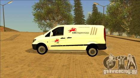 Mercedes Vito CTT - Portuguese Mail Van для GTA San Andreas