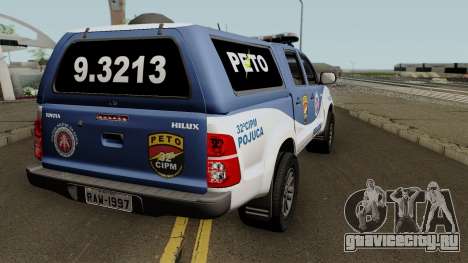 Toyota Hilux 2015 PETO CIPM POJUCA для GTA San Andreas