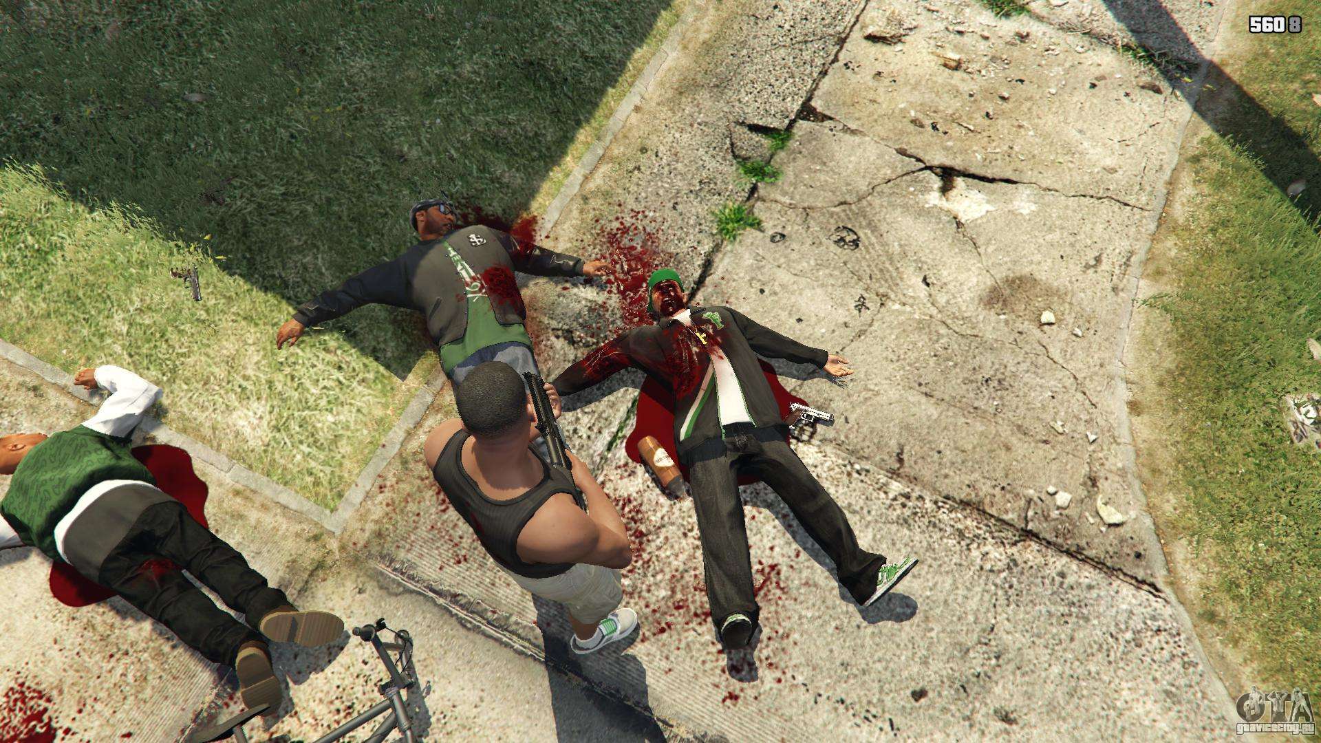 Blood and gore for gta 5 фото 27