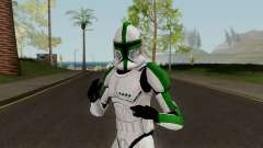 Clone Trooper Green (Star Wars The Clone Wars) для GTA San Andreas