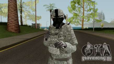 US Army ACU Skin (Gasmask) для GTA San Andreas
